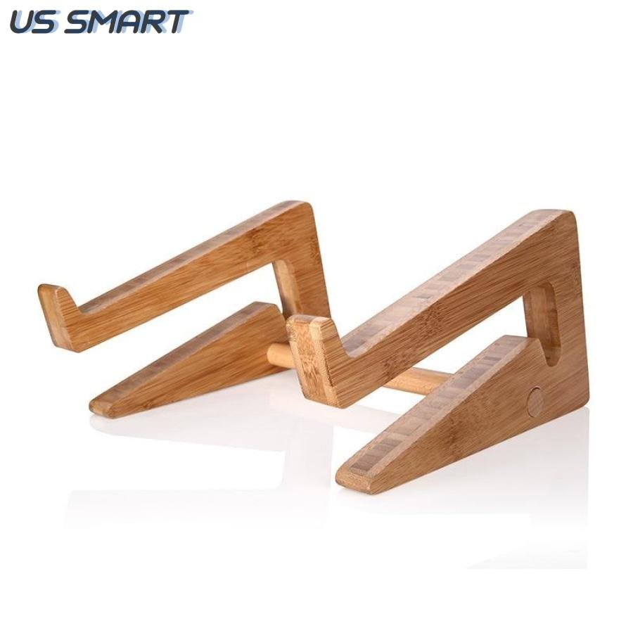 UsSmartDesk Bamboo Stand for laptop and keyboard