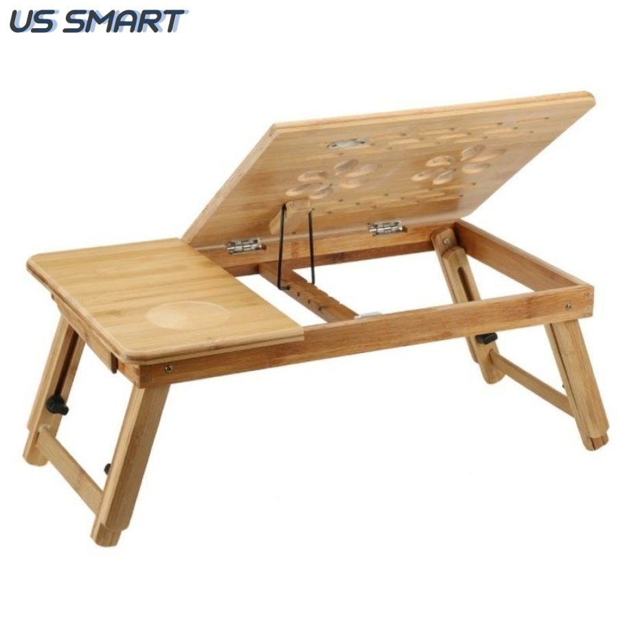 UsSmartDesk Bamboo Adjustable Table Stand